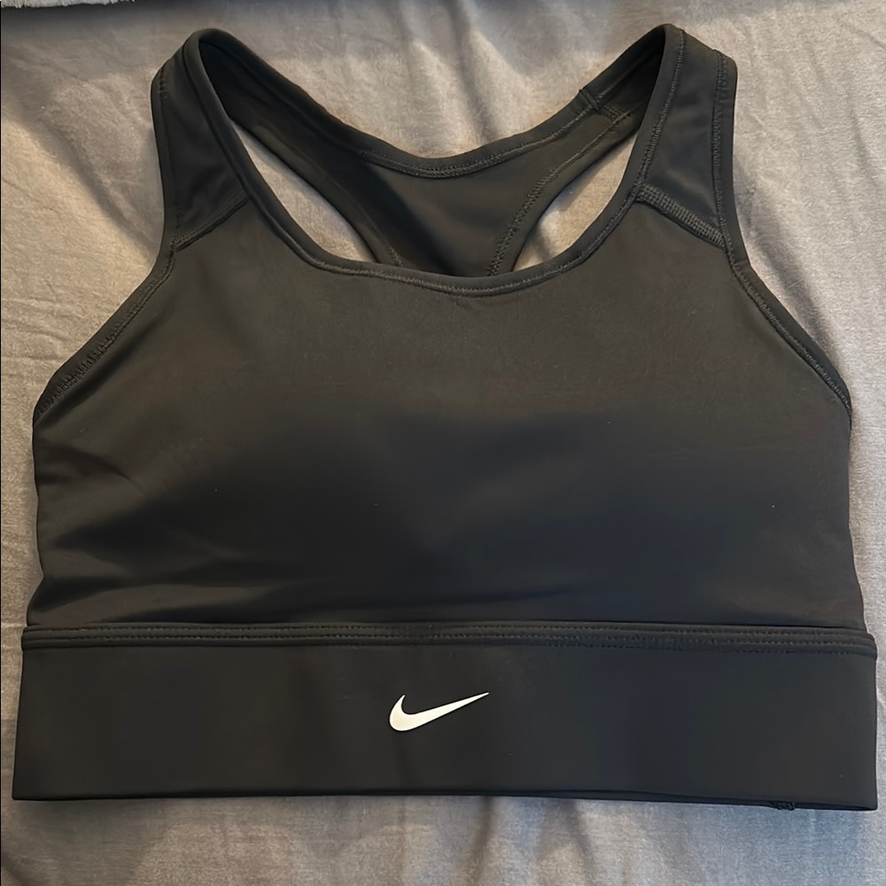NWOT Nike Black Sports Bra with Racerback Design